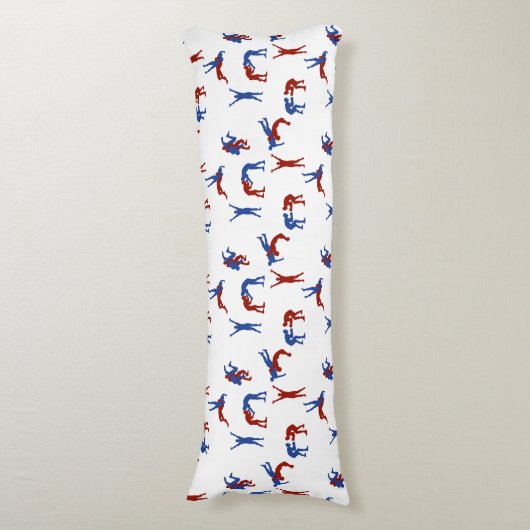 Grieks Romeins worstelpatroon Lichaamskussen (Voorkant Verticaal)