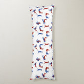 Grieks Romeins worstelpatroon Lichaamskussen (Achterkant (Verticaal))