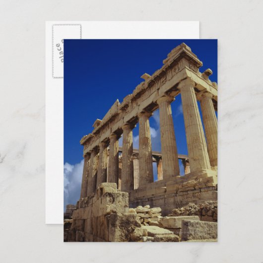 Grieks ruïne, Acropolis, Griekenland Briefkaart (Voorkant / Achterkant)