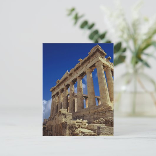 Grieks ruïne, Acropolis, Griekenland Briefkaart (Staand voorkant)