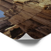 Grieks ruïne, Acropolis, Griekenland Poster (Hoek)