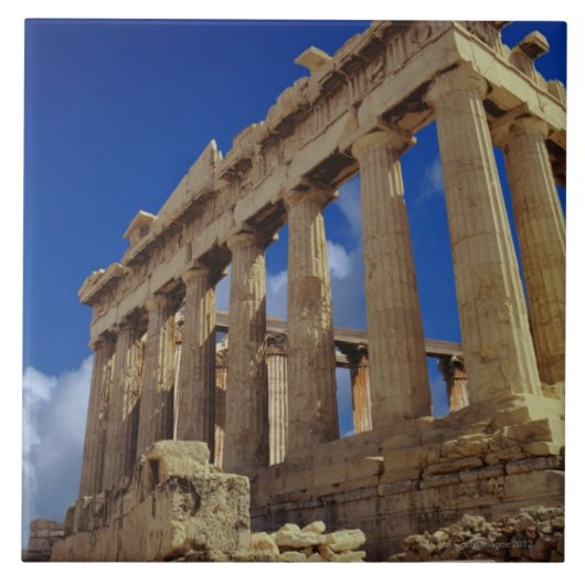 Grieks ruïne, Acropolis, Griekenland Tegeltje (Voorkant)