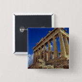 Grieks ruïne, Acropolis, Griekenland Vierkante Button 5,1 Cm (Voorkant /achterkant)