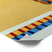 grieks schilderij fresco art replica poster (Hoek)