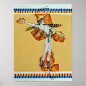 grieks schilderij fresco art replica poster (Voorkant)