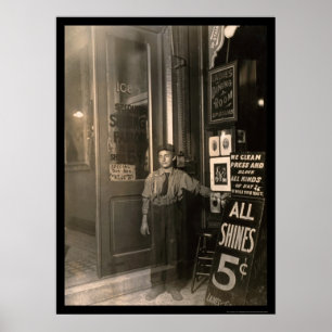 Grieks Shoe Shine Boy 1908 Poster