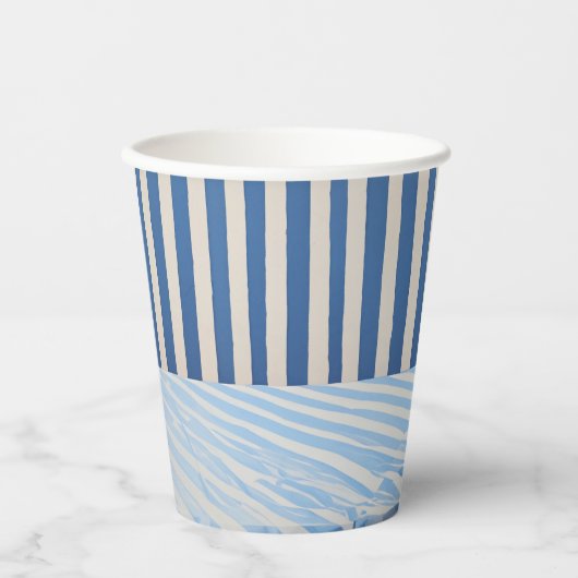 Grieks Sinaasappel Papieren Bekers (Voorkant)