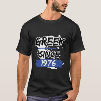 Grieks Sinds 1976 Griekenland Kaart Grieks T-shirt