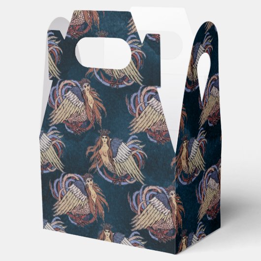 Grieks Siren Odyssey-patroon Bedankdoosjes (Geopend)