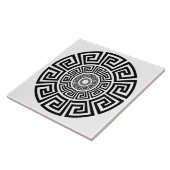 Grieks Sleutel Ontwerp Keramische Tegel Tegeltje (Zijkant)