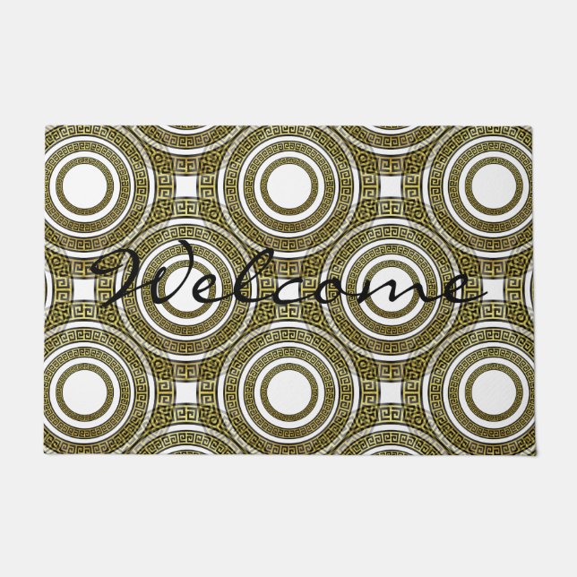 Grieks sleutelmechanisme in Geometrische symmetrie Deurmat (Voorkant)