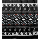 Grieks sleutelmotief douchegordijn (Voorkant)