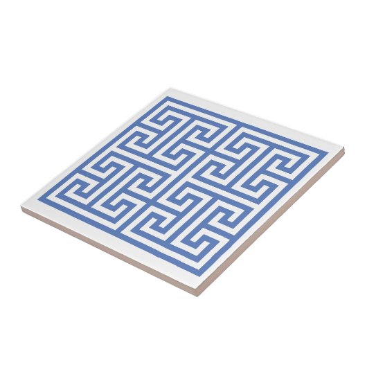 Grieks sleutelontwerp tegeltje (Zijkant)