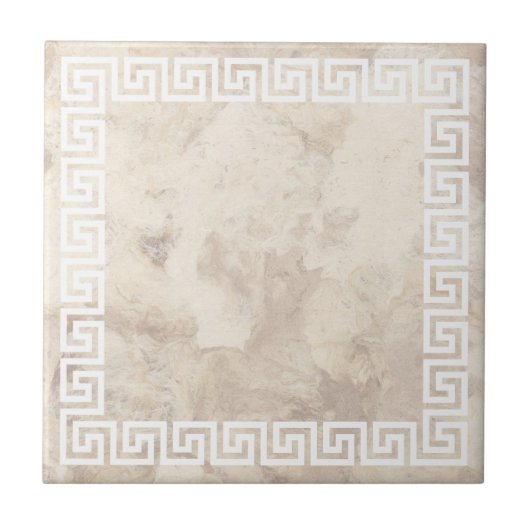 Grieks sleutelontwerp tegeltje (Voorkant)