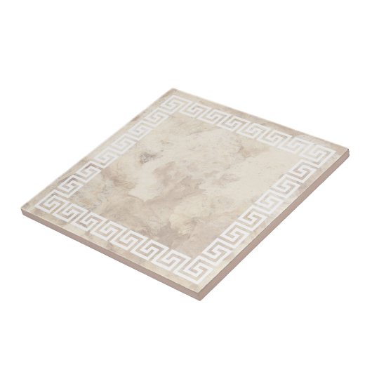 Grieks sleutelontwerp tegeltje (Zijkant)