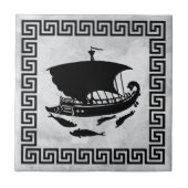 Grieks sleutelontwerp tegeltje (Voorkant)