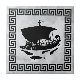 Grieks sleutelontwerp tegeltje