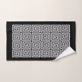 Grieks sleutelpatroon bad handdoek (Handdoek)