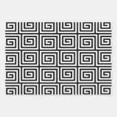 Grieks sleutelpatroon inpakpapier vel (Voorkant 2)