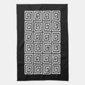 Grieks sleutelpatroon theedoek (Verticaal)