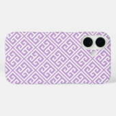 Grieks sleutelpatroon van Lavender Case-Mate iPhone Case (Achterkant (horizontaal))