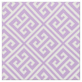 Grieks sleutelpatroon van Lavender Stof (Close Up)