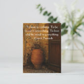 Grieks spreekwoord over liefde briefkaart (Staand voorkant)