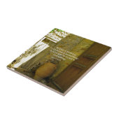 Grieks spreekwoord over liefde tegeltje (Zijkant)