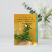 Grieks spreekwoordInspirerende liefde citaat Griek Briefkaart (Staand voorkant)