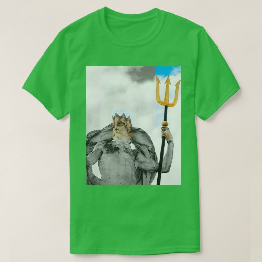Grieks standbeeld Zeus T-shirt (Design voorkant)