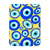 Grieks symbool Eye Lucky Magneet (Verticaal)