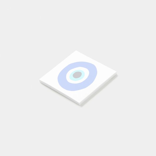Grieks symbool Eye Lucky Post-it® Notes (Schuin)
