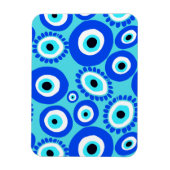 Grieks symbool voor boze ogen magneet (Verticaal)