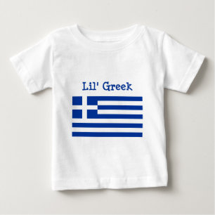 Grieks T-shirt met de achtergrond