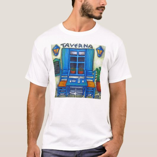 Grieks Taverna-shirt T-shirt (Voorkant)