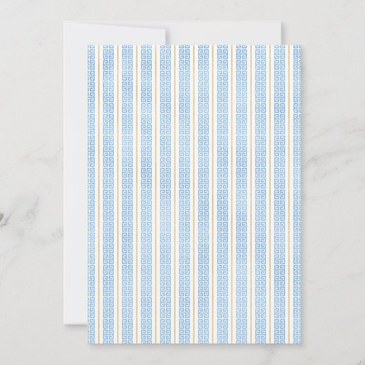 Grieks Toga Baby shower uitnodiging (Achterkant)