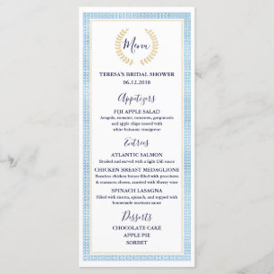 Grieks Toga Bridal Baby shower Wedding Menu