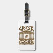 Grieks Vacature Grieks reisbureau Souvenir Bagagelabel (Voorkant verticaal)