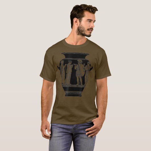 Grieks Vase Ancient Griekenland Grafisch T-shirt (Voorkant volledig)