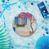 Grieks venster papieren bordje (Feest)