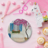 Grieks venster papieren bordje (Feest)