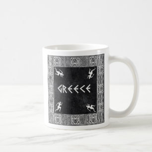 Grieks vierkant patroon koffiemok