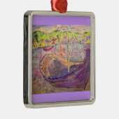 grieks vissersdorp metalen ornament (Rechts)