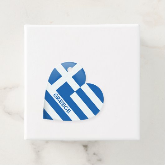 Grieks Vlaggenhuis Bedankjes Labels (In situ)