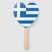 Grieks Vlaggenhuis Handwaaier (Voorkant)