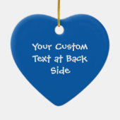 Grieks Vlaggenhuis Keramisch Ornament (Achterkant)