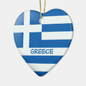 Grieks Vlaggenhuis Keramisch Ornament (Links)