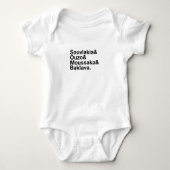 Grieks voedselblad Ampersand Tshirt (Voorkant)