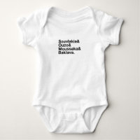 Grieks voedselblad Ampersand Tshirt