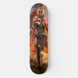 Grieks Vrouw Warrior Skateboard Deck